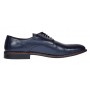 Pantofi barbati casual din piele naturala bleumarin NIC184BLBOX